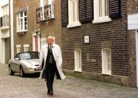 John Stalker investigates Lord Lucan Disappearance 1999 standing outside 5 Eaton Mews Street - the home of Lady Lucan. 
